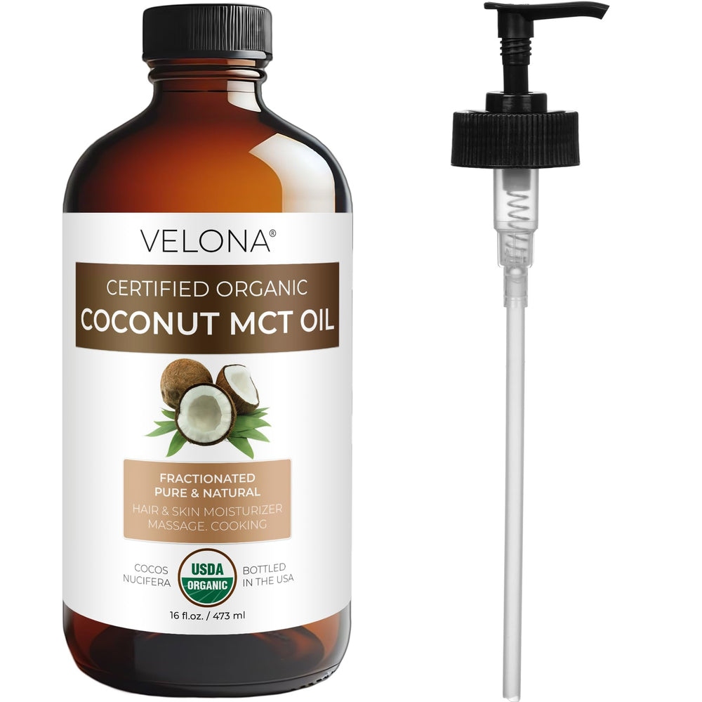 velona bottle scale comparison beside common objects showing 16 fl oz size