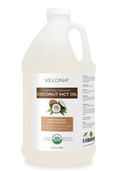 velona front bottle 64 fl oz showing label and organic certification benefit