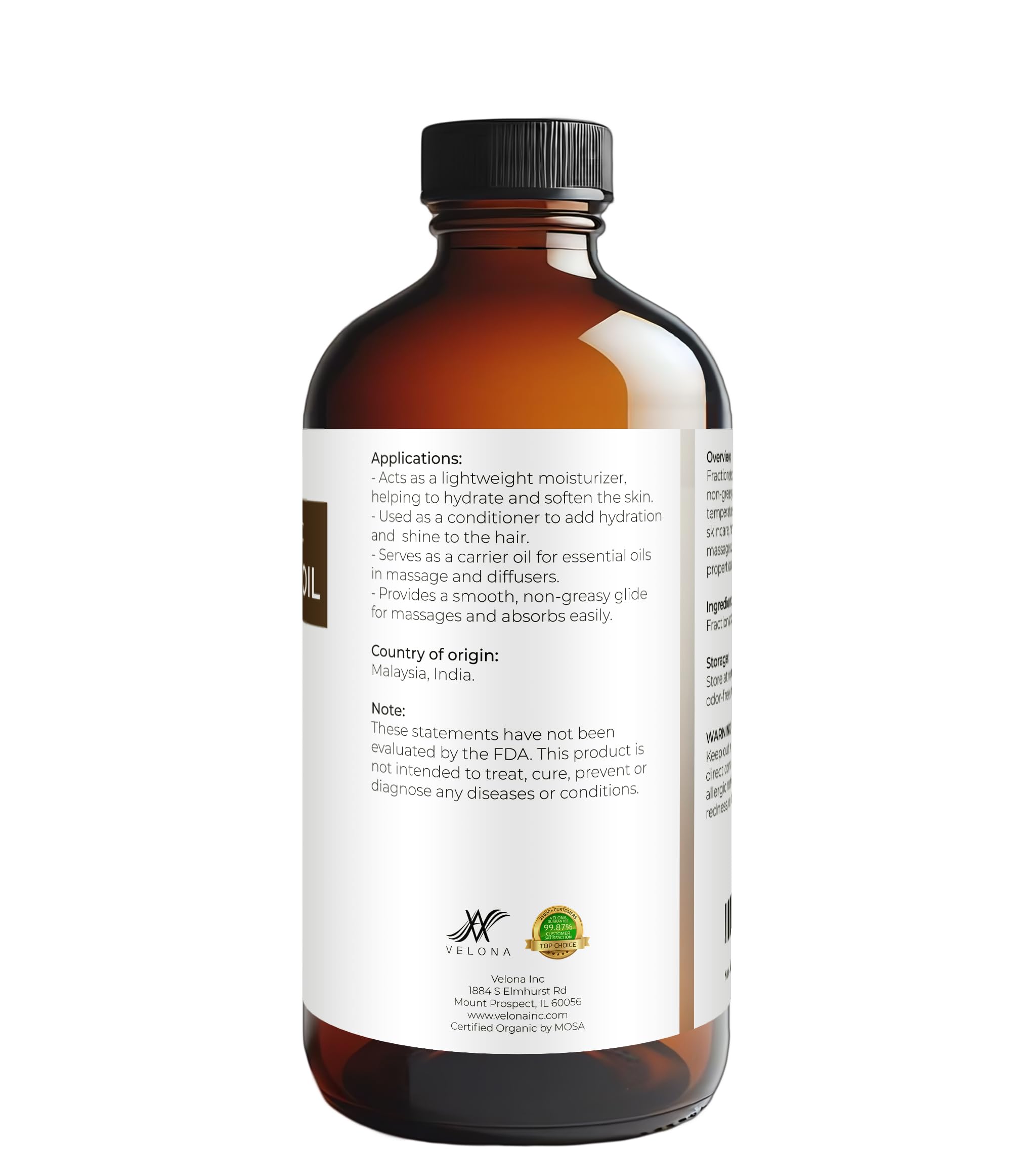 velona used as hair serum showing shine and manageability benefits