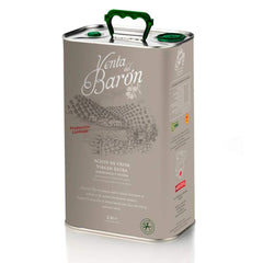 Venta del Barón front tin showing brand and high-quality packaging benefit