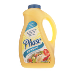 Ventura Foods Phase front jug showing product and size benefit