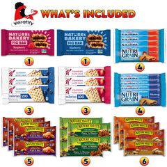 Veratify close-up granola bar texture highlighting wholesome ingredients and crunch