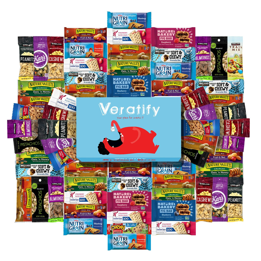 veratify gift basket styled for occasions as a ready-to-give snack solution