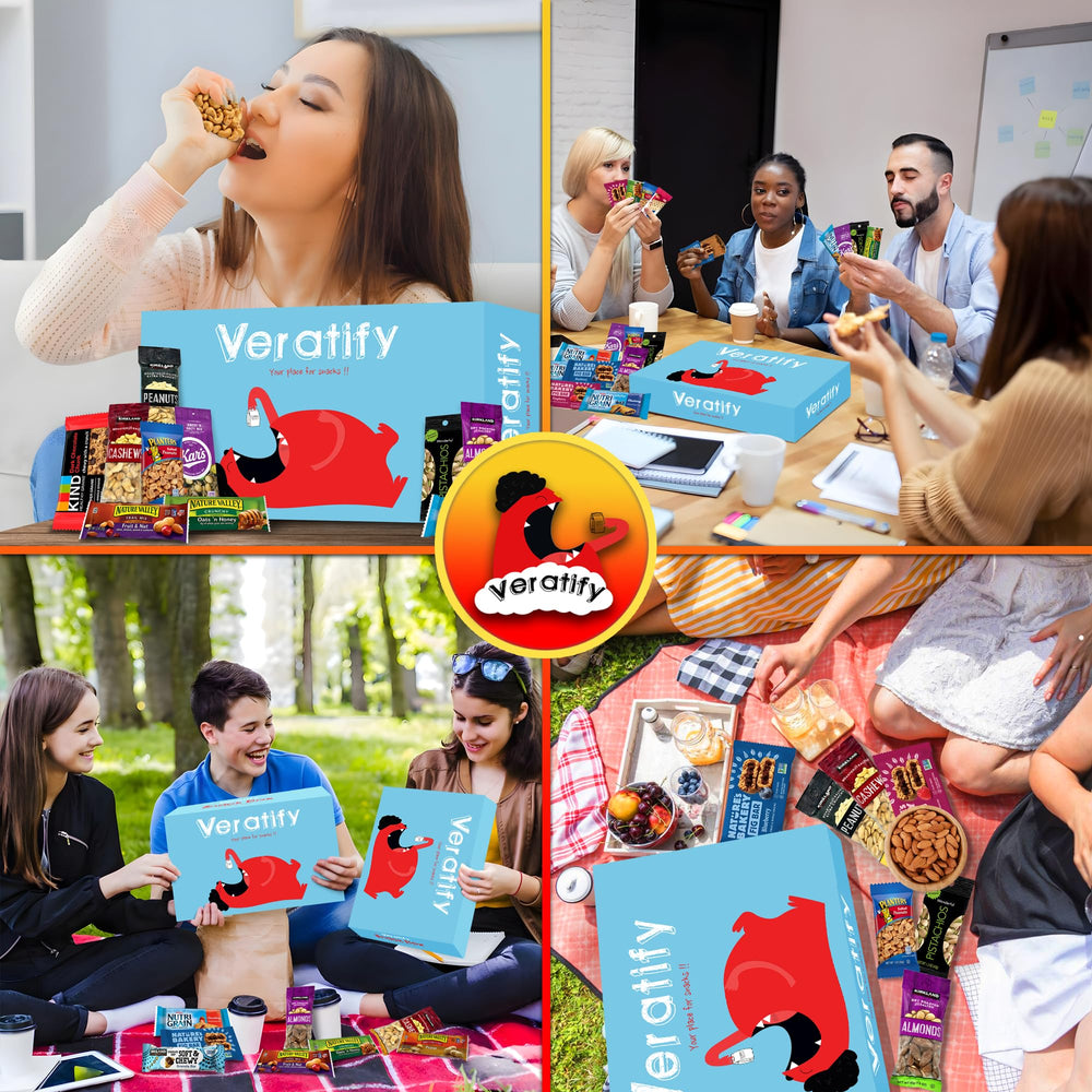 veratify mixed nuts single-serve packet emphasizing protein and portion control