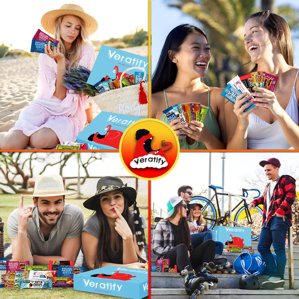 veratify snack held in hand for quick portable energy