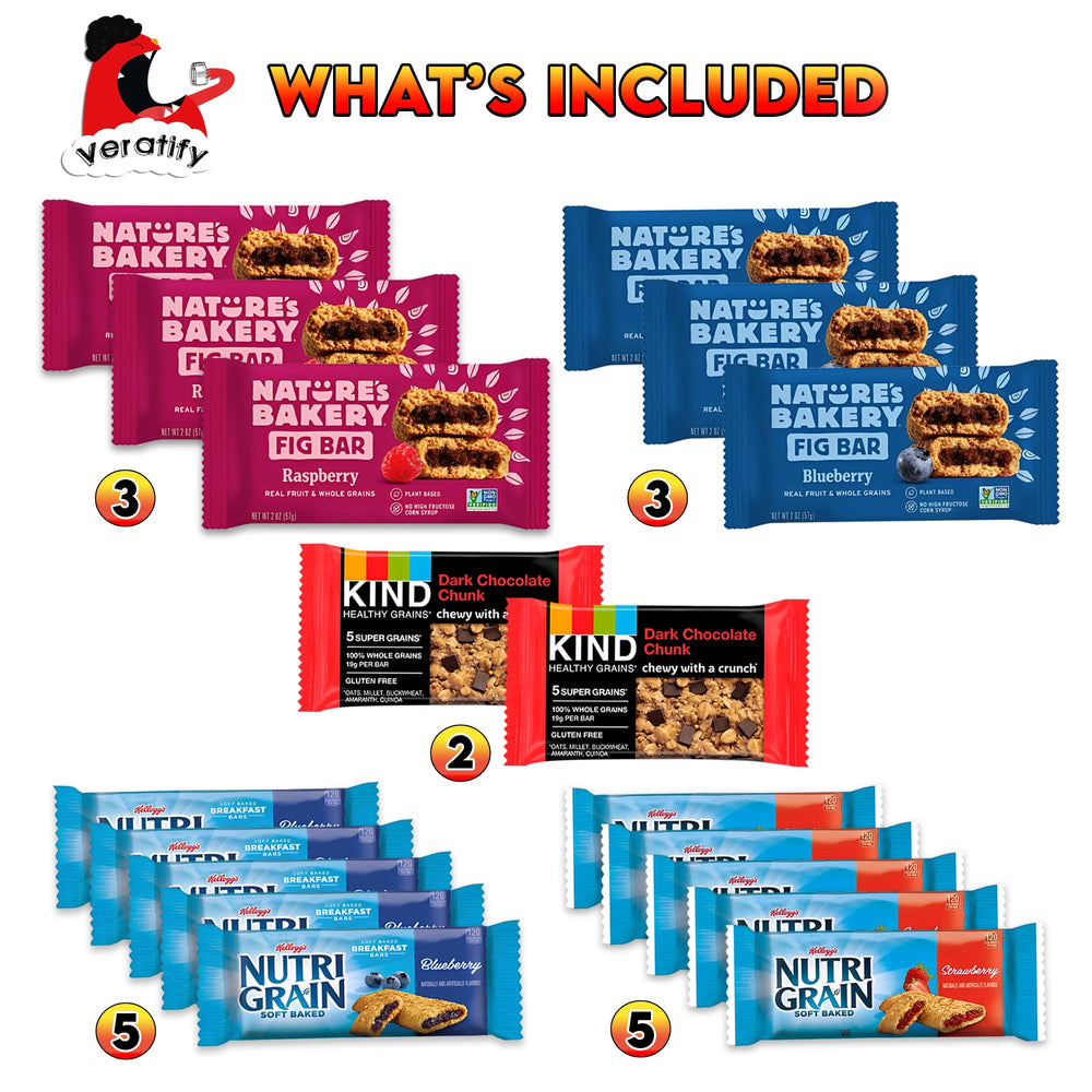 Veratify assortment spread displaying many flavors and easy selection benefit