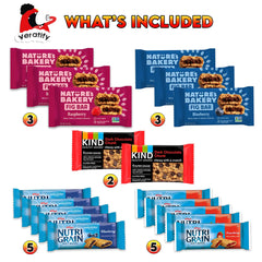 Veratify assortment spread displaying many flavors and easy selection benefit