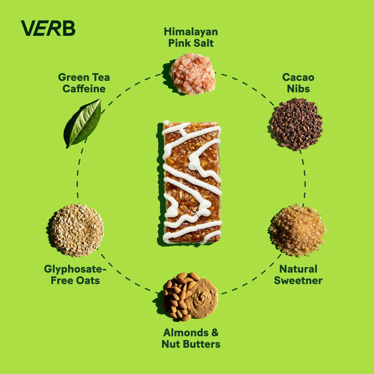 Verb Blueberry Crisp cross-section displaying fruit pieces and crunch