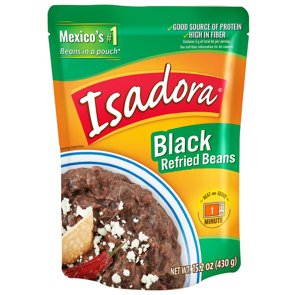 Verde Valle Isadora black beans plated adding rich flavor to dishes