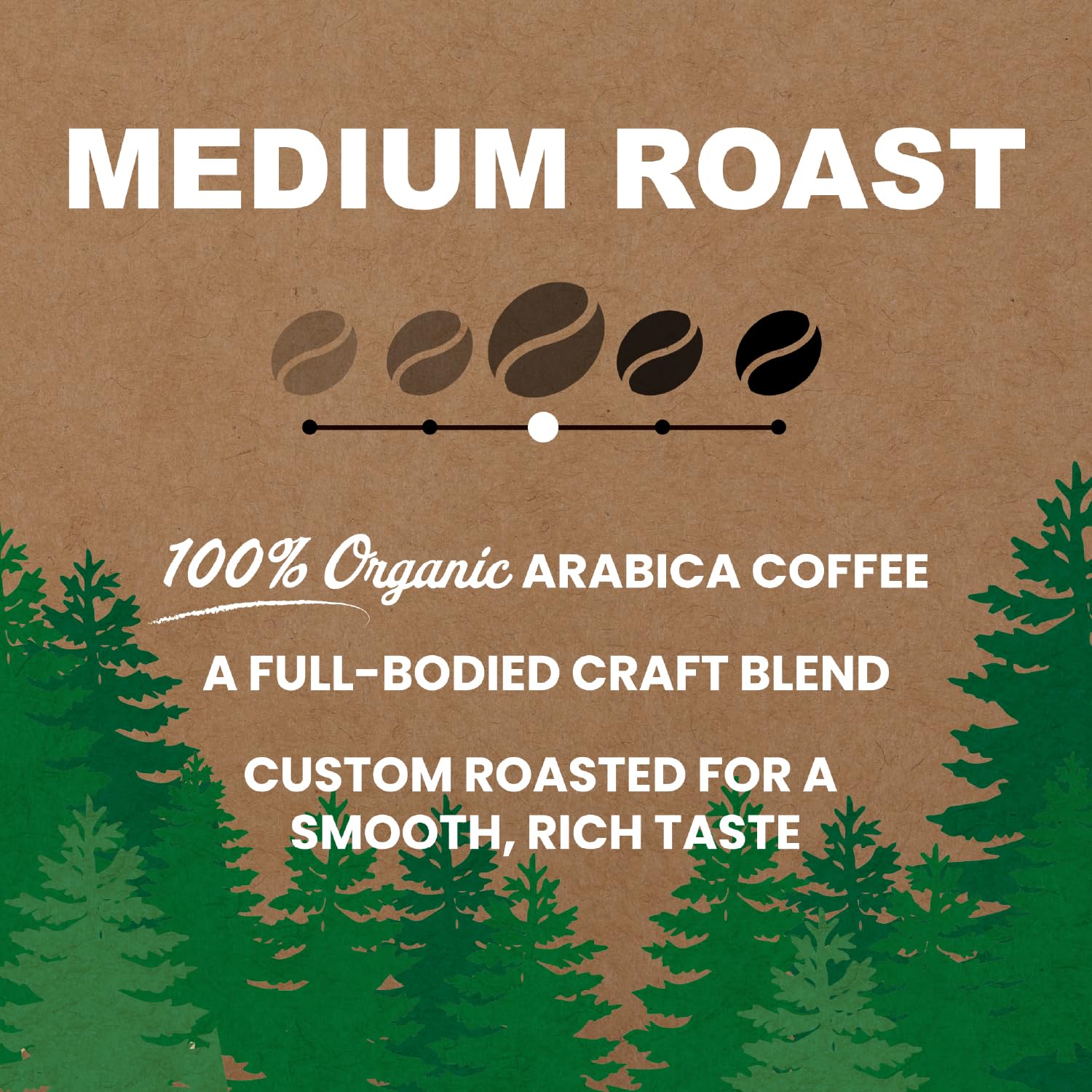 Vermont Coffee Company brewed cup top view showing rich crema and aroma