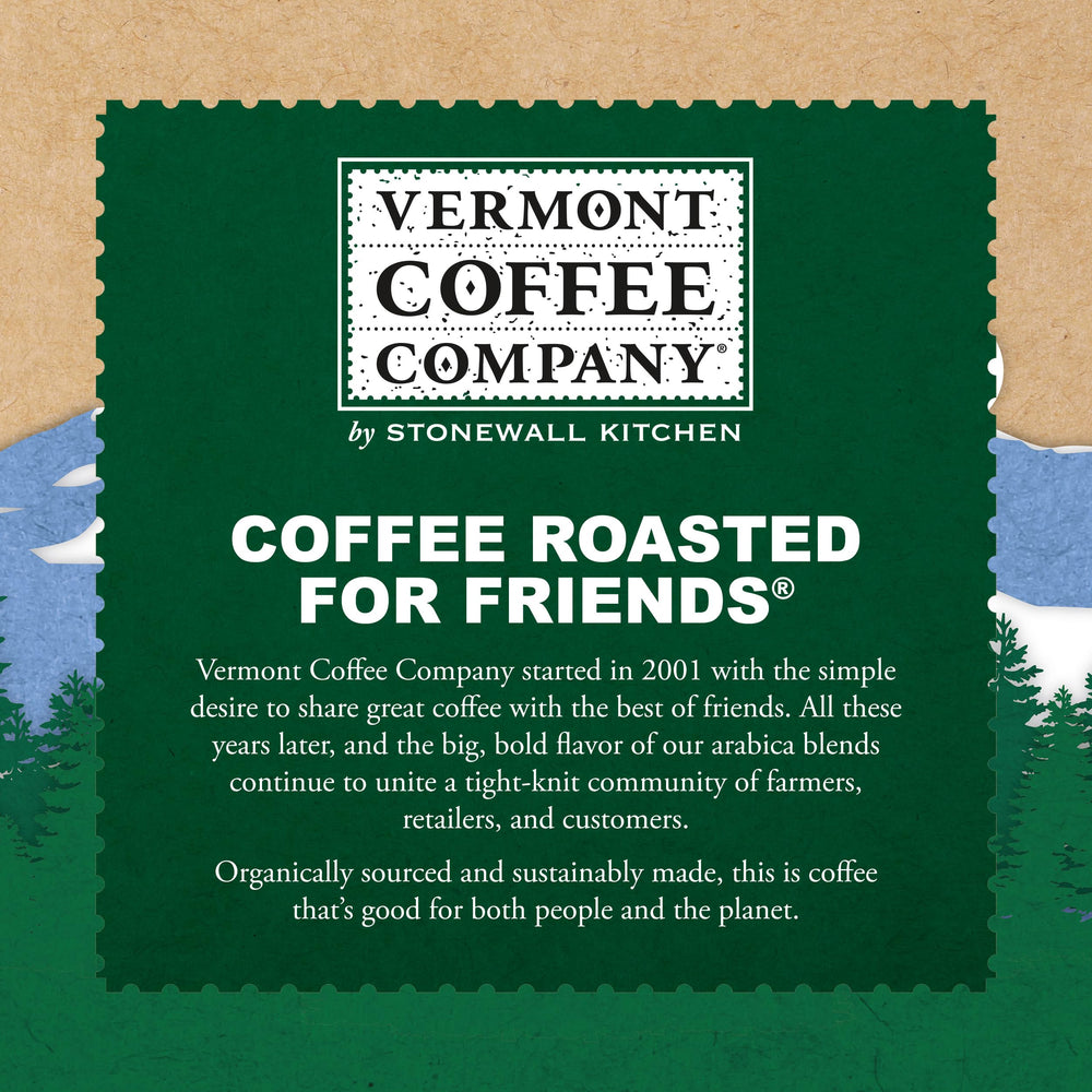 Vermont Coffee Company French press pour showing robust extraction benefit