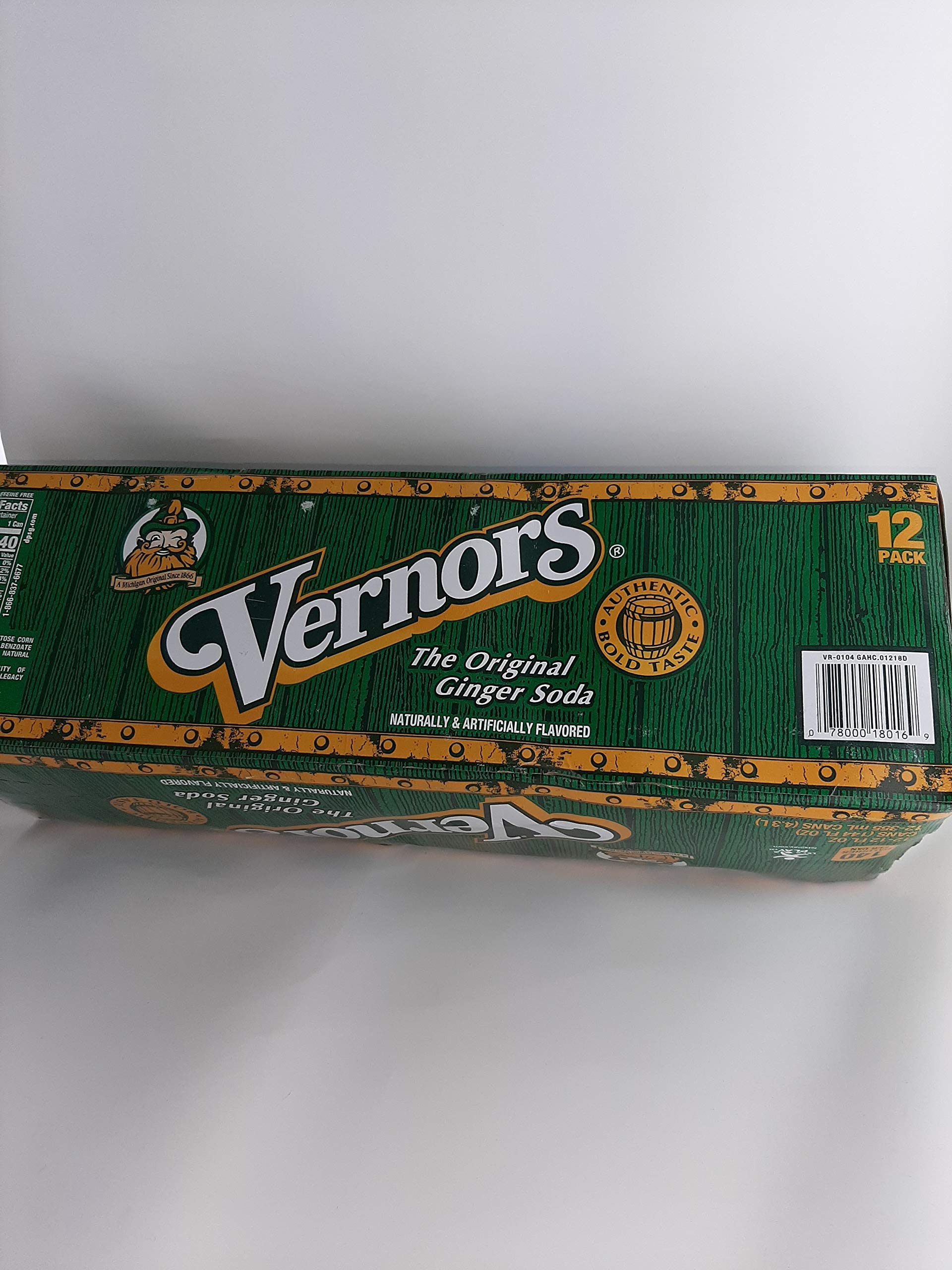 Close-up of Vernors carbonation and bubbles highlighting texture and refreshing fizz