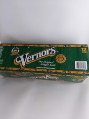 Close-up of Vernors carbonation and bubbles highlighting texture and refreshing fizz