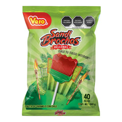 Vero front packaging showing the 40-piece bag and resealable closure for convenient sharing