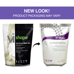 Vi-Shape powder close-up texture highlighting smooth mixability and fine grind