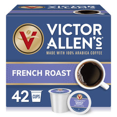 Victor Allen's Coffee front box showing 42-count pods and branding for easy purchase