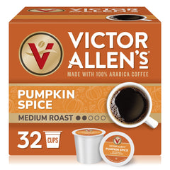 Victor Allen's front box showing 32-count packaging and seasonal branding, easy selection