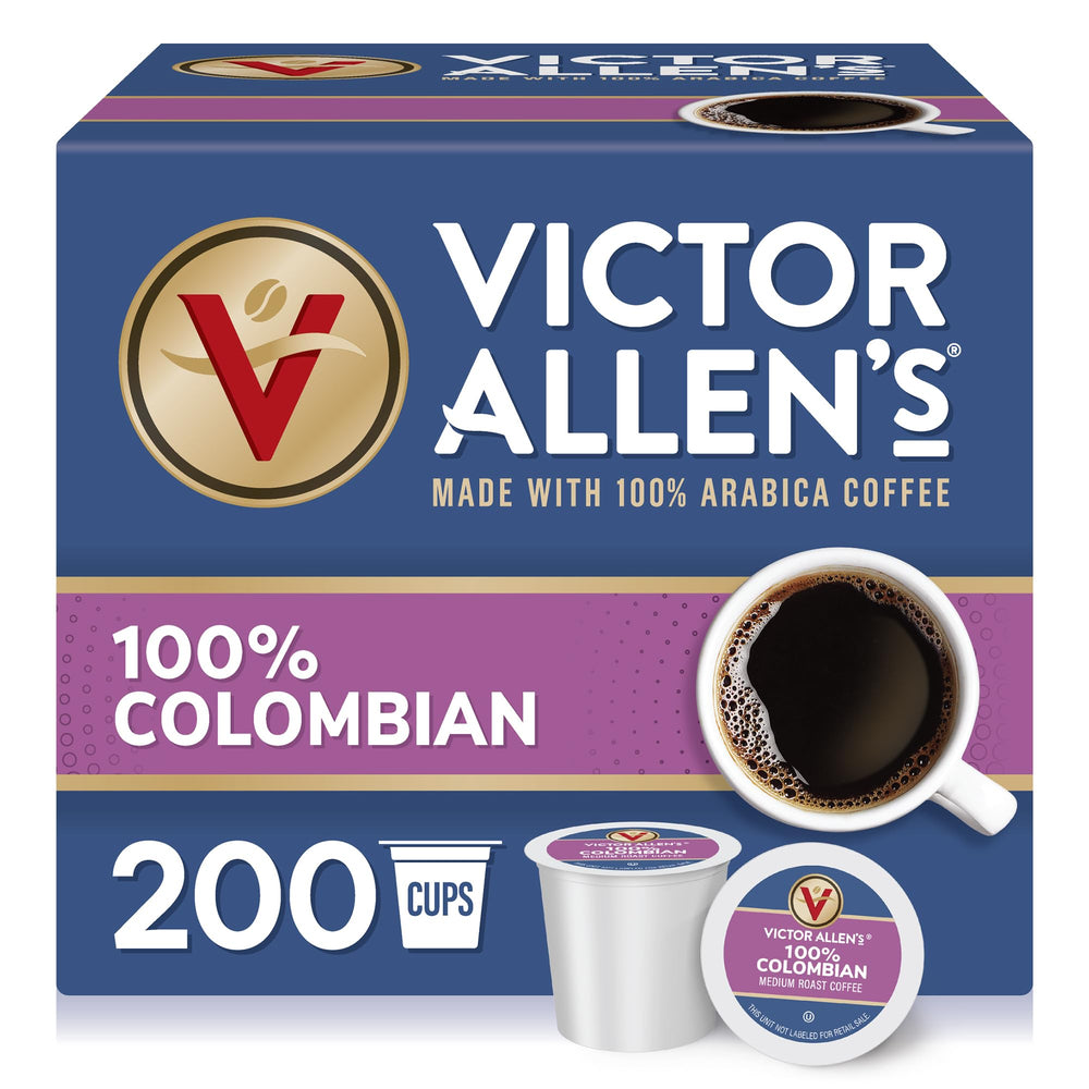 Victor Allen's front packaging showing 200-count box and convenience