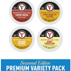 Victor Allen's Cherry Mocha pod close-up highlighting rich chocolate-cherry aroma