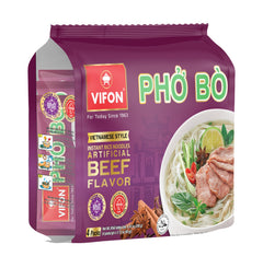 VIFON rice noodles close-up highlighting smooth texture advantage