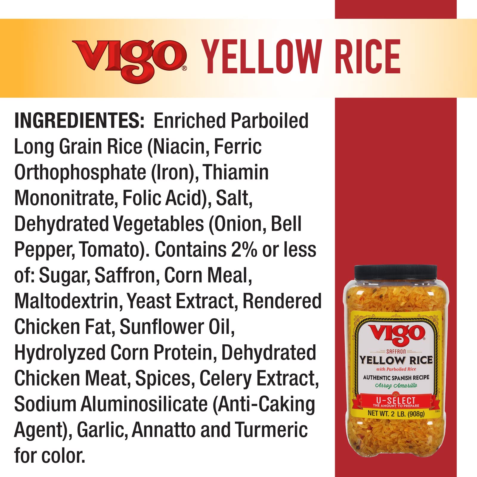 Vigo cooked saffron yellow rice in a bowl showcasing fluffy grains and ready-to-serve convenience