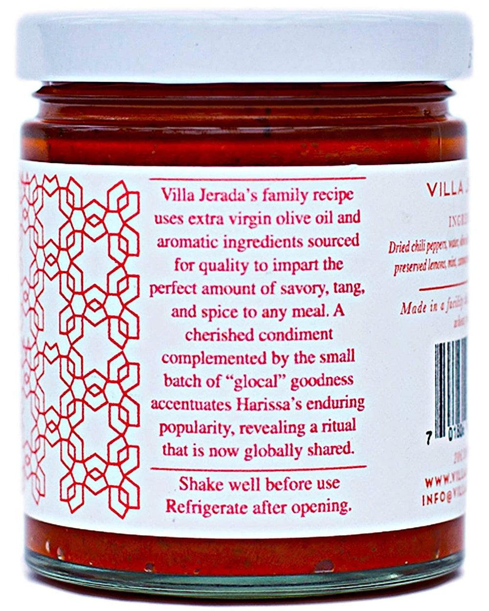 Villa Jerada jar beside a spoon for scale and serving suggestion