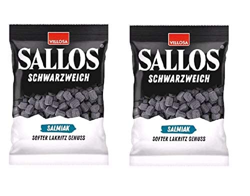 Villosa close-up of soft licorice texture with salmiak crystals visible, highlights chewable consistency
