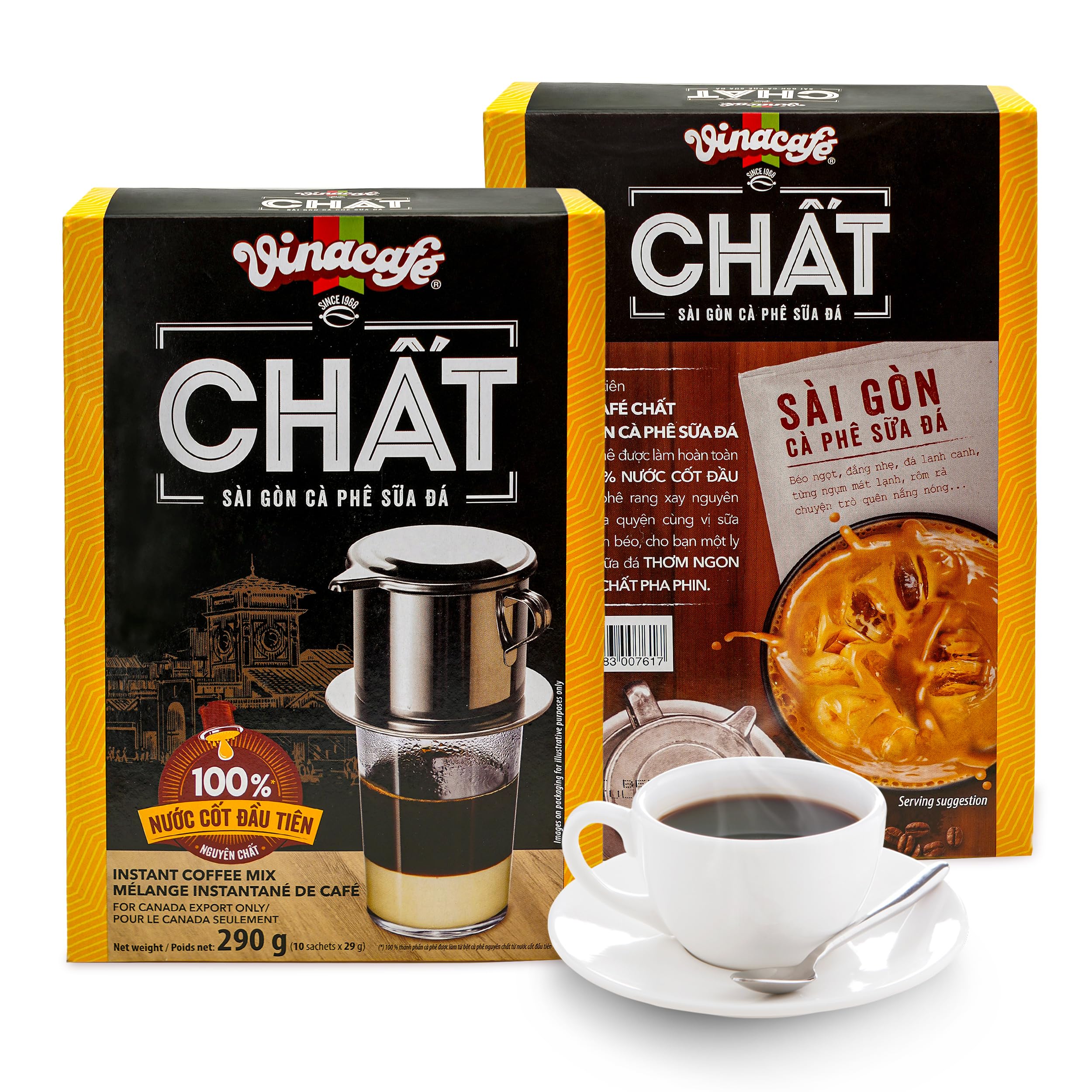 Vinacafe Chat single sachet unwrapped for easy single-serve preparation benefit