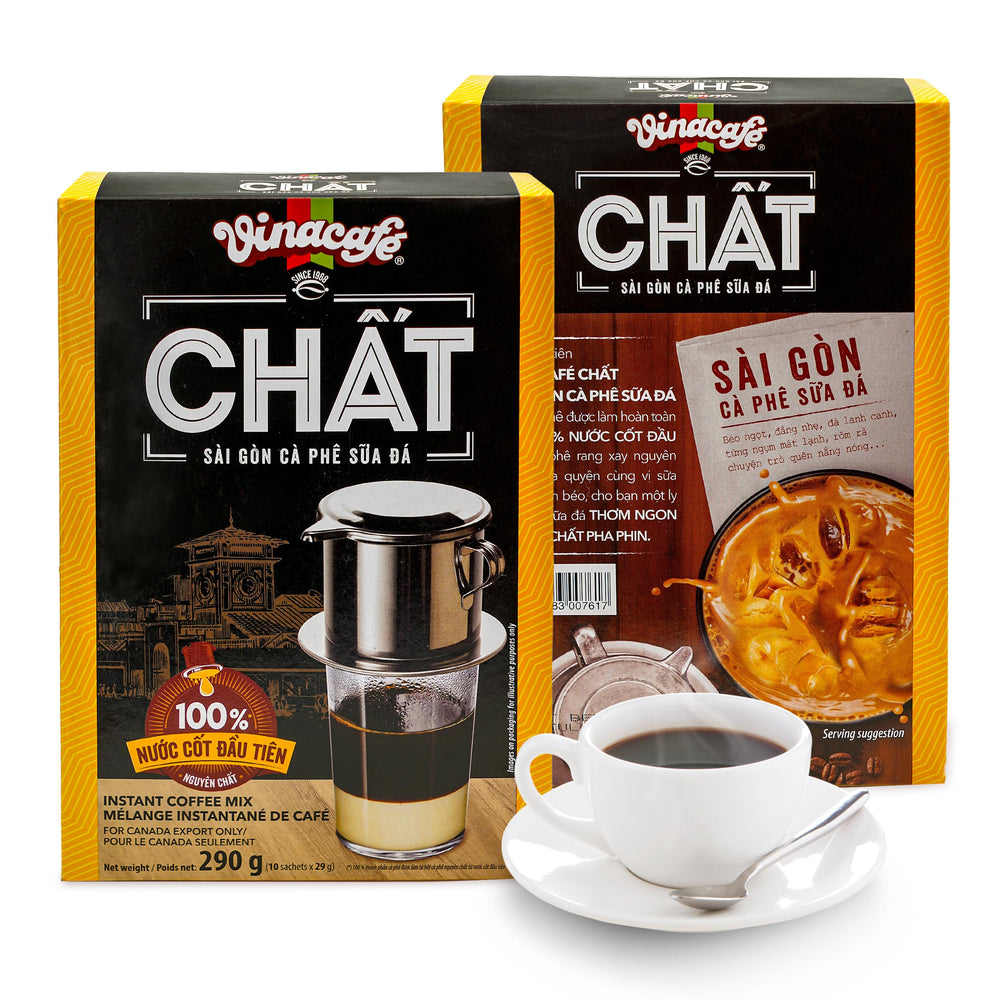 Vinacafe Chat single sachet unwrapped for easy single-serve preparation benefit