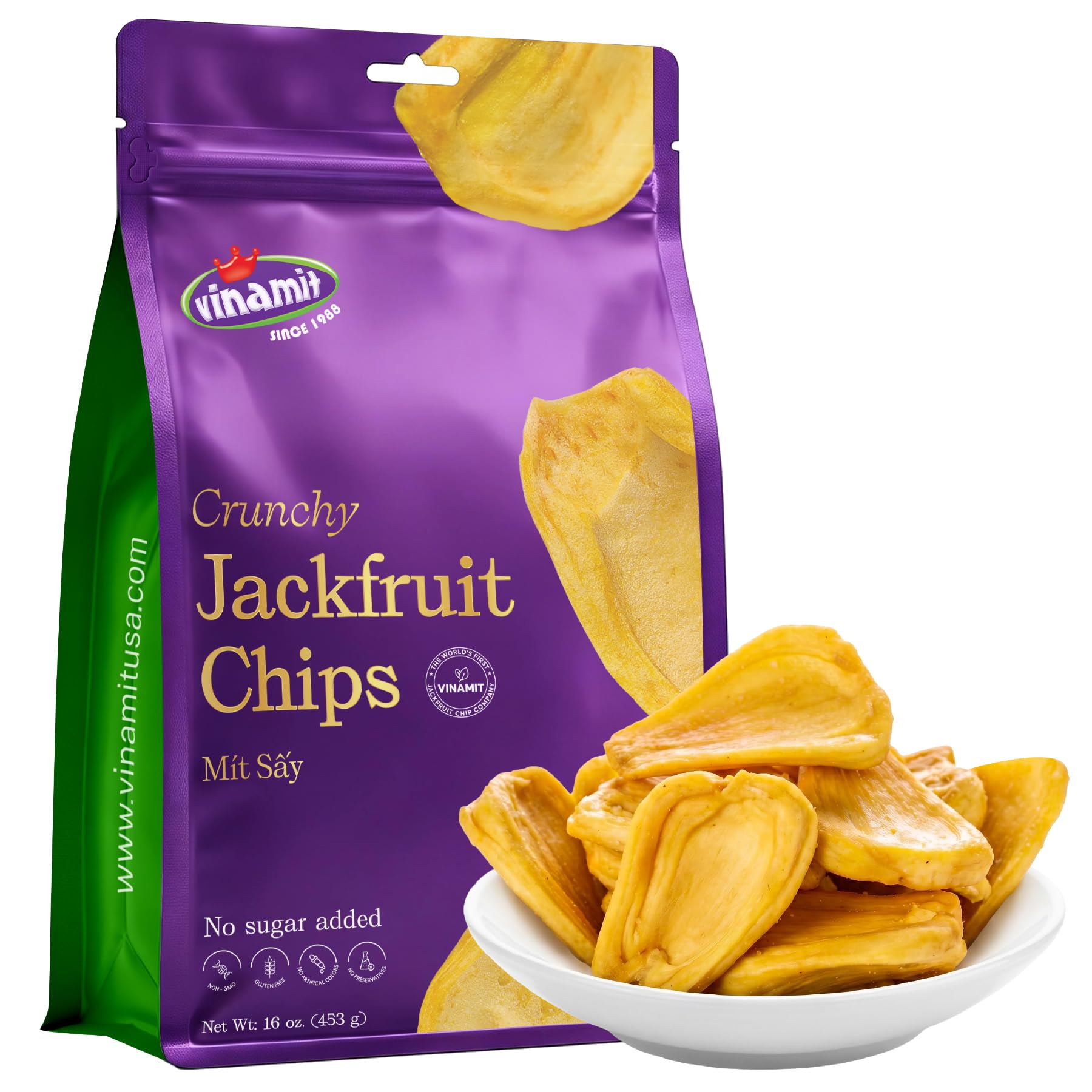 Vinamit front packaging showing 16 oz bag and natural fruit appeal