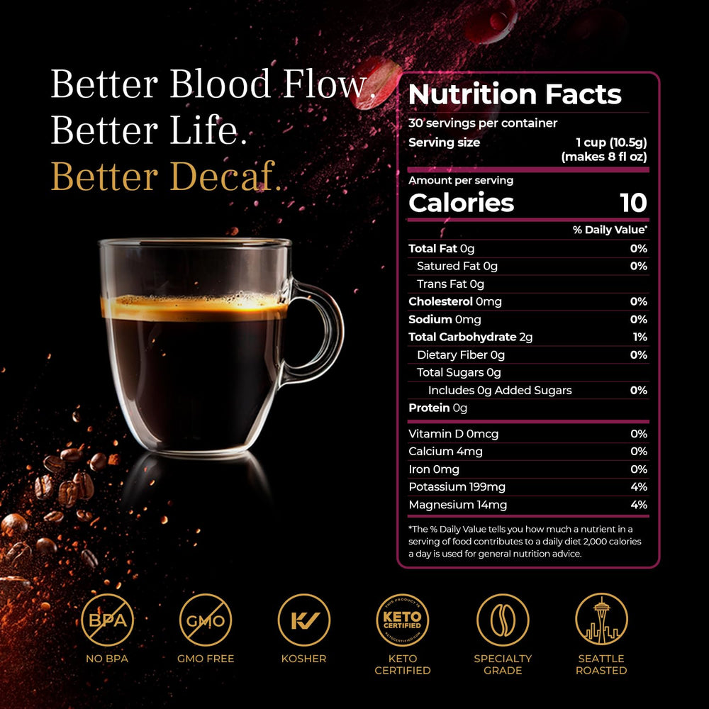 VINIA brewed cup with crema illustrating smooth mouthfeel