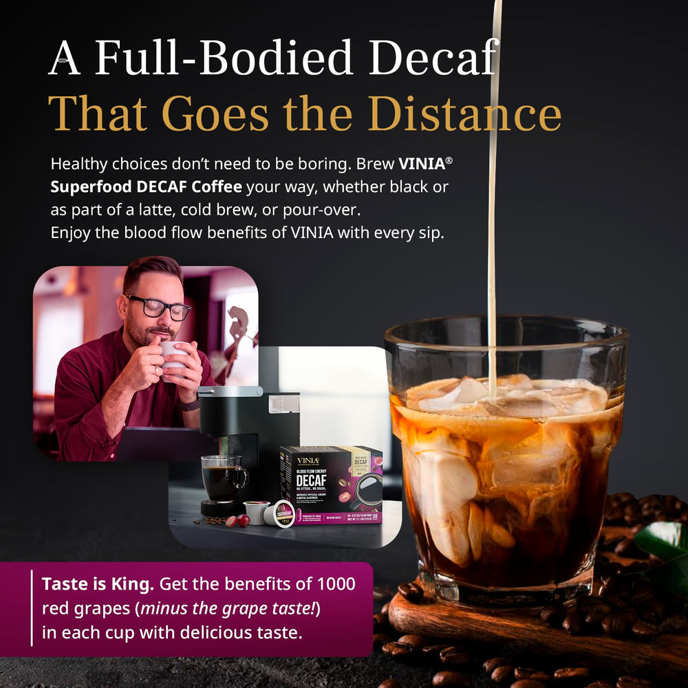 VINIA pod held in hand showing single-serve convenience