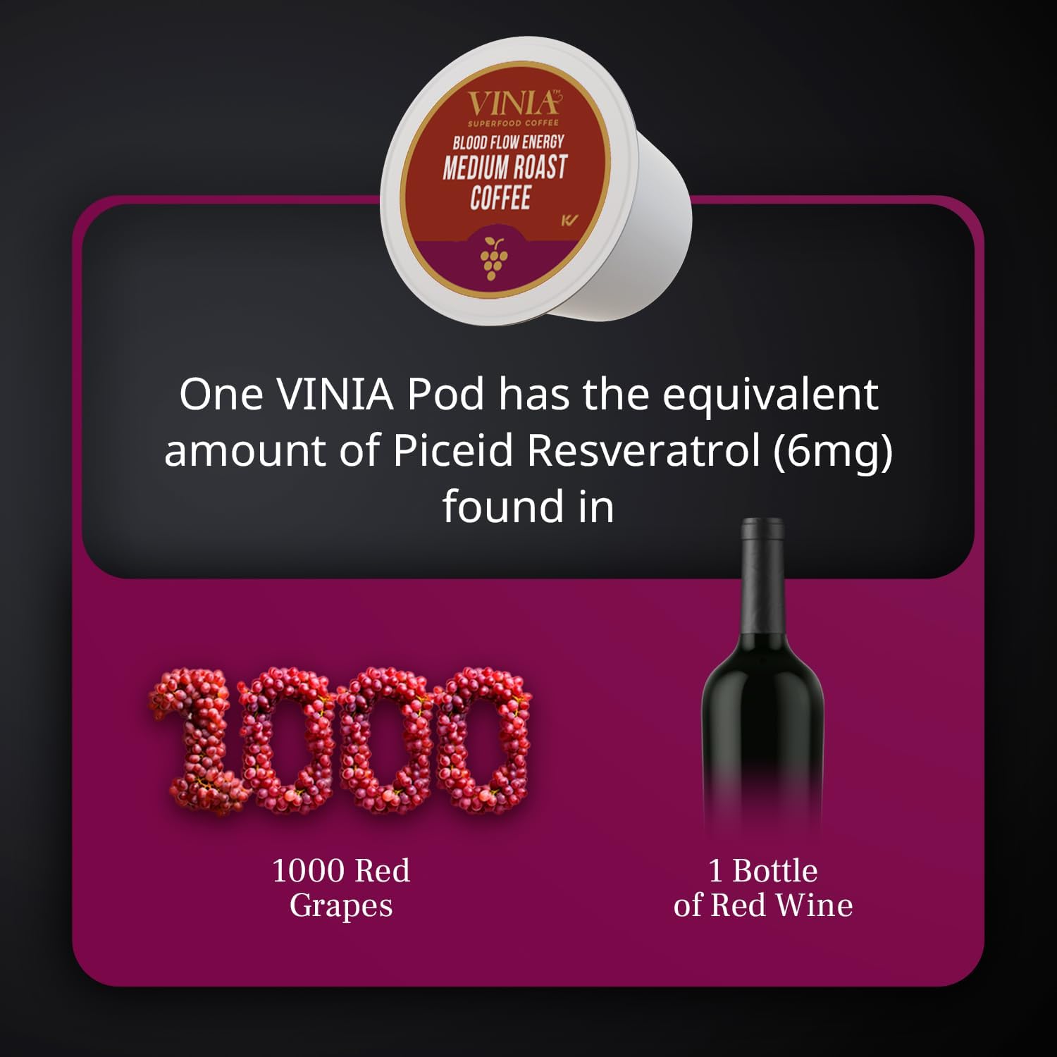 VINIA pod beside common items to show size and portability for daily routines