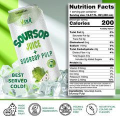 VINUT close-up of soursop pulp texture highlighting real fruit and body