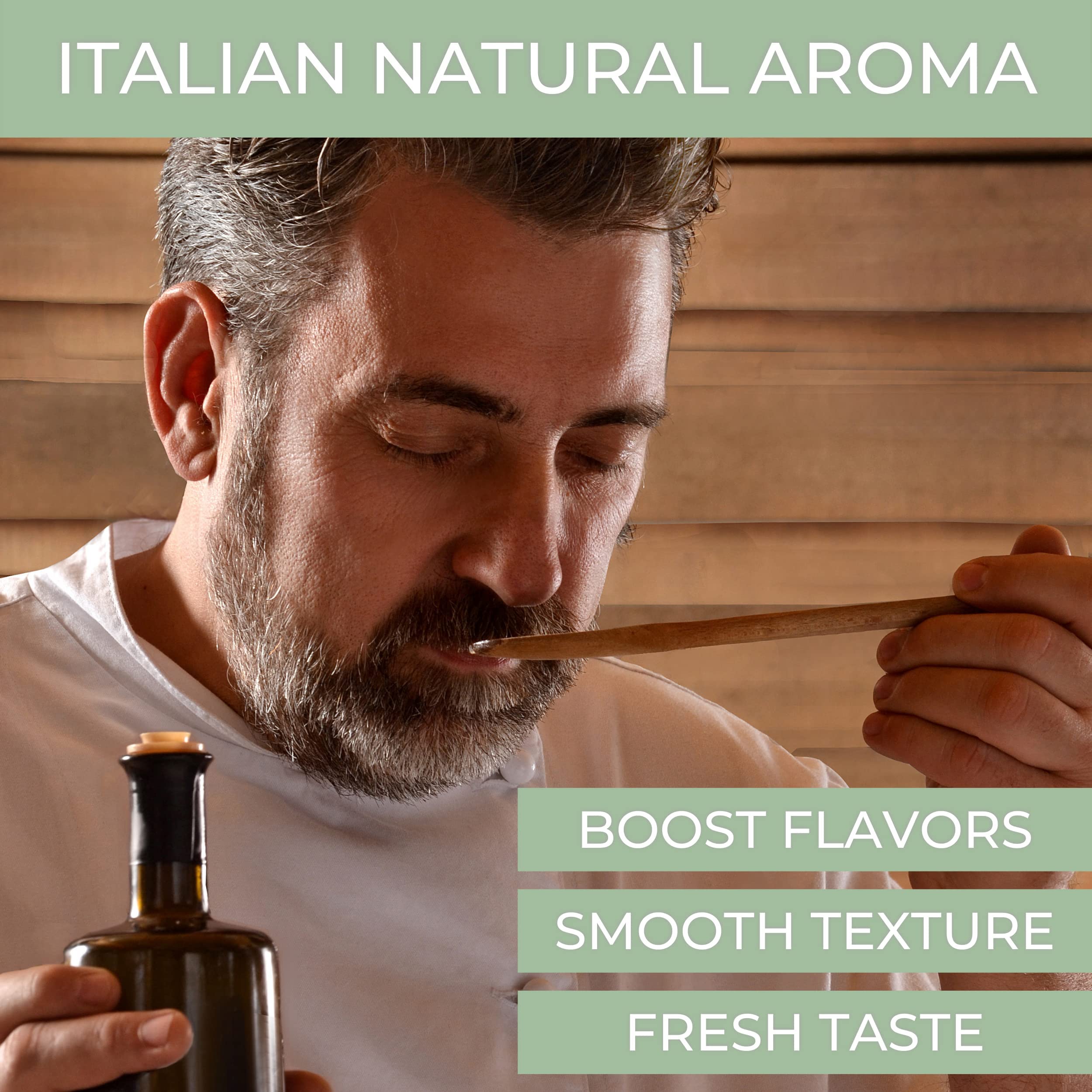 VIRGEEN olive grove in Tuscany conveying authentic origin and freshness benefit