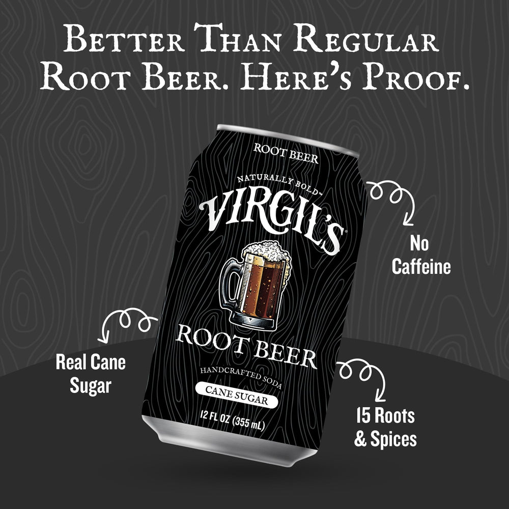 Virgil's four-pack of 12 fl oz cans ready for gatherings and storage