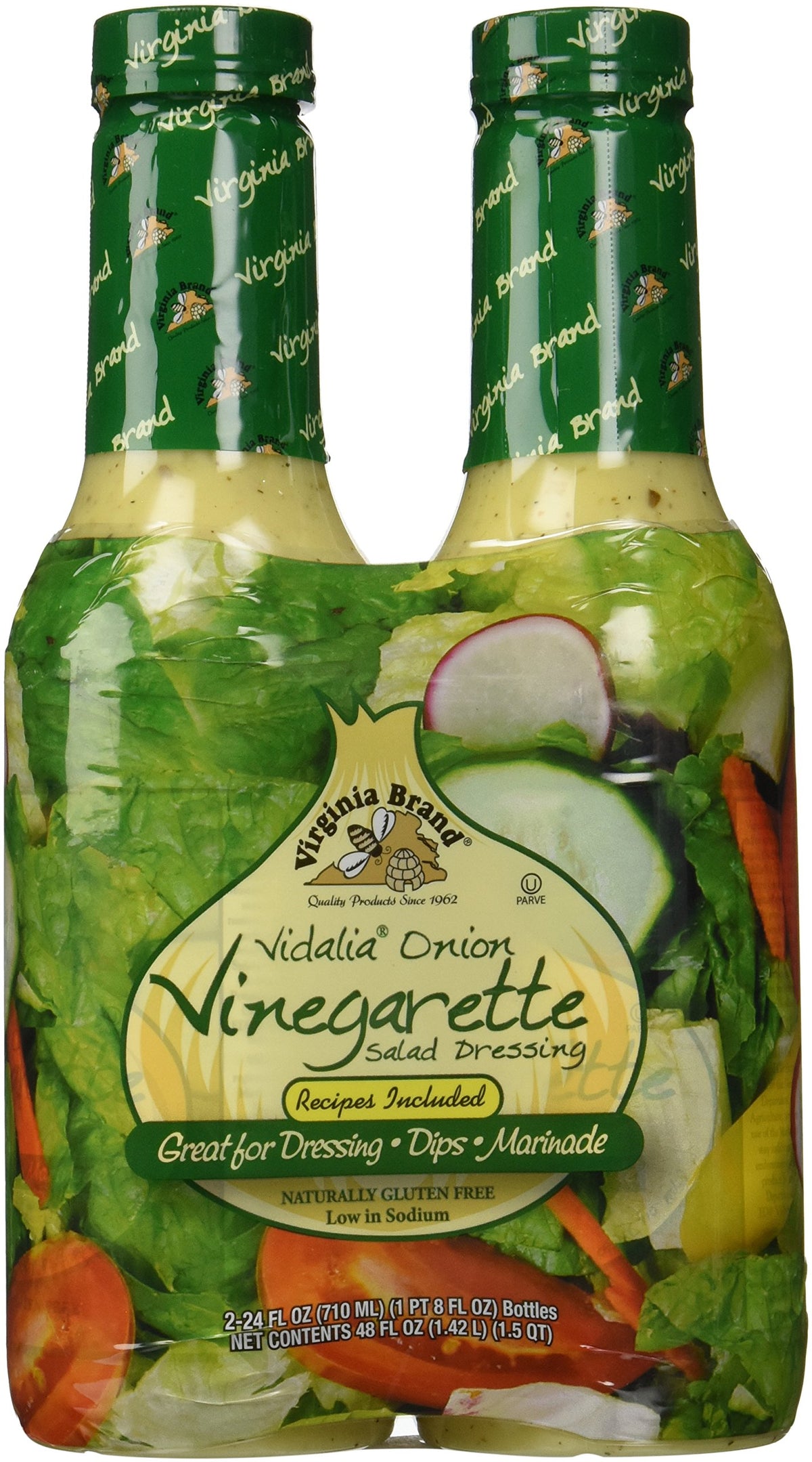 Virginia Brand front packaging showing two 24 oz bottles and product labeling for quick use