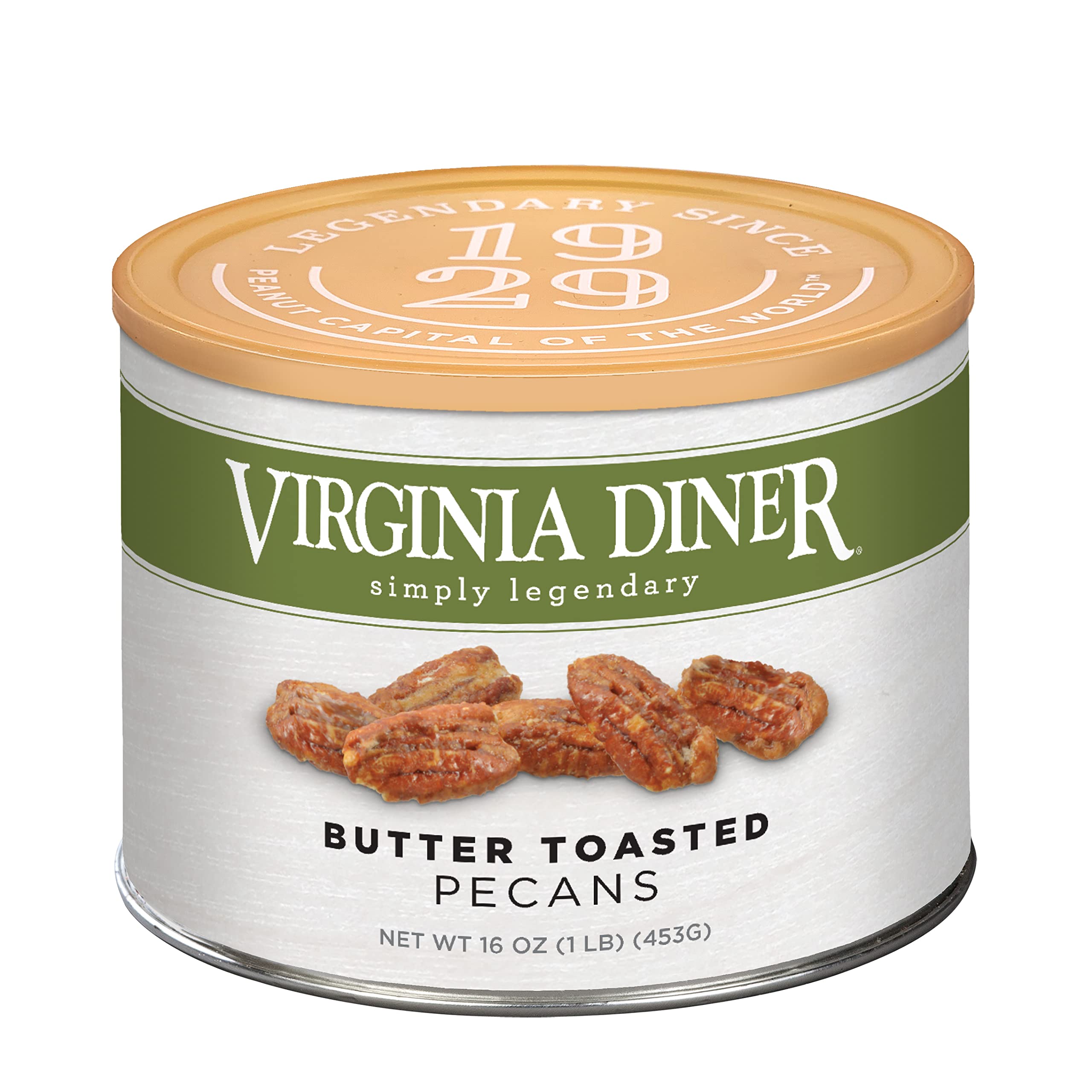 Virginia Diner close-up of butter-toasted pecan glaze highlighting crunchy texture