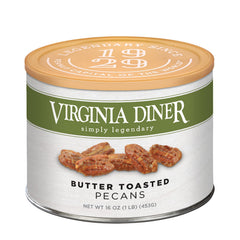 Virginia Diner close-up of butter-toasted pecan glaze highlighting crunchy texture