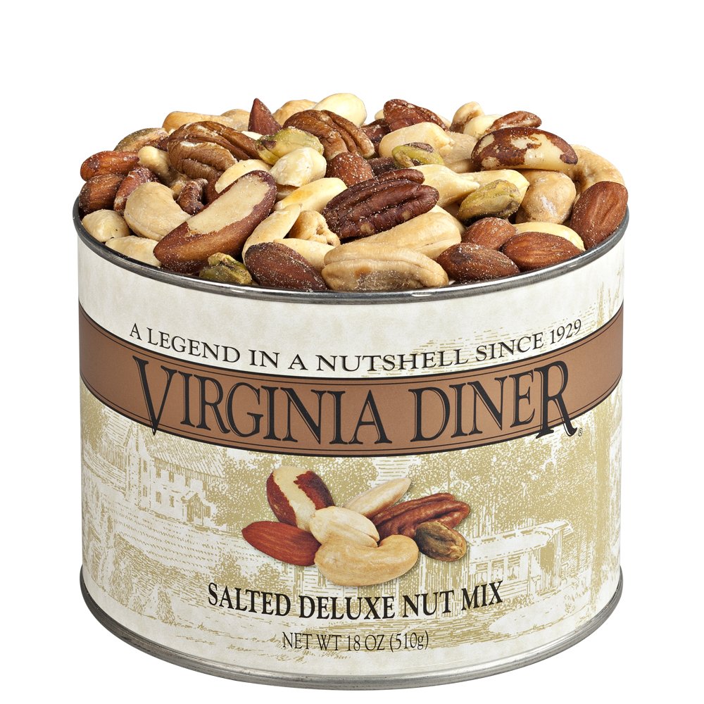 Virginia Diner serving bowl with mixed nuts ready to serve for entertaining