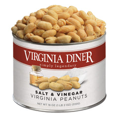 Virginia Diner front packaging showing 18oz tin and bold seasoning benefit