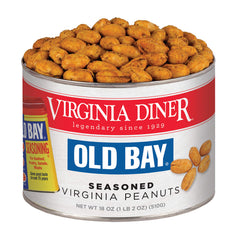 Virginia Diner front of can showing Old Bay branding and freshness