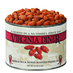 Virginia Diner open tin held in hand conveying freshness and vacuum seal