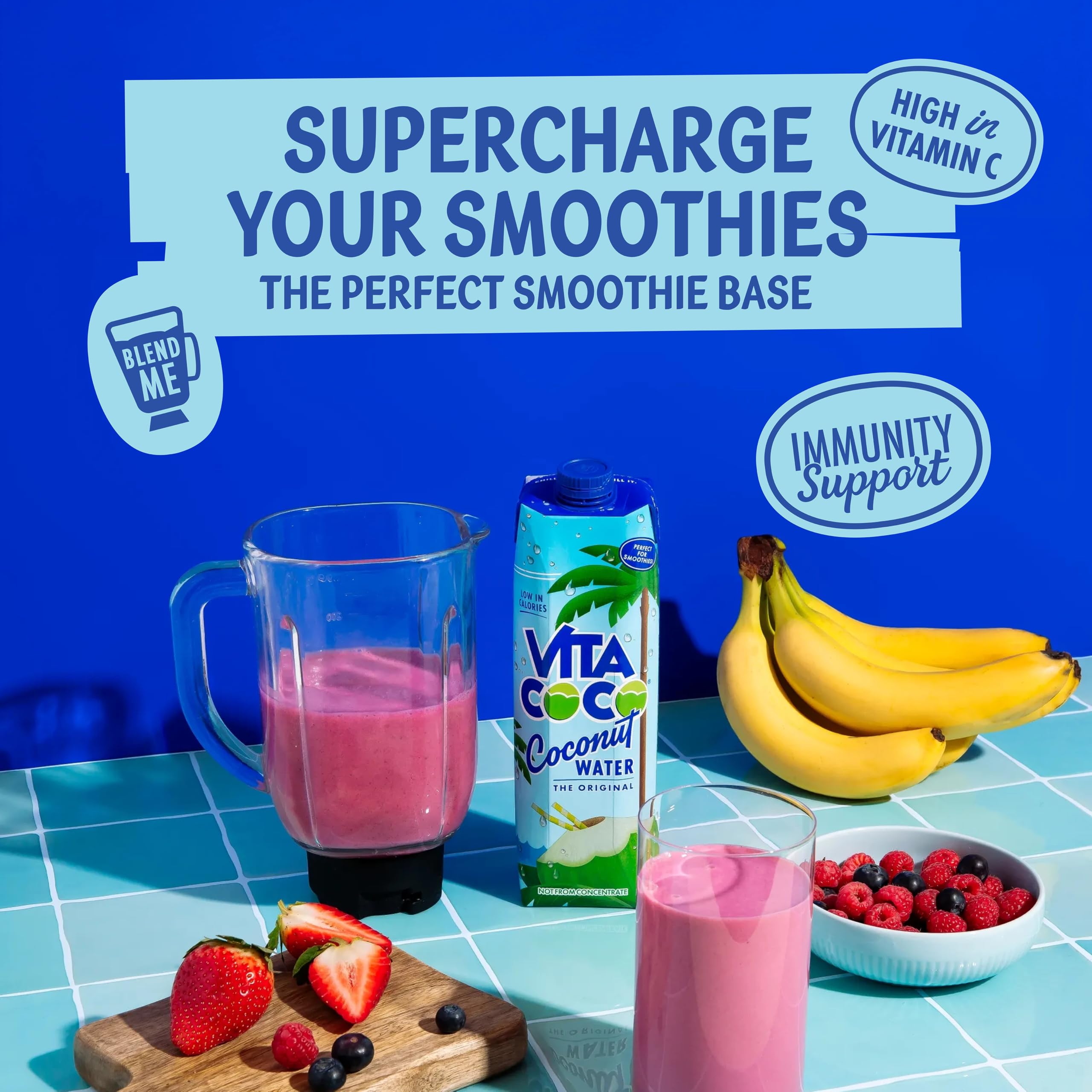 Close-up of Vita Coco liquid texture showing clear, natural hydration quality