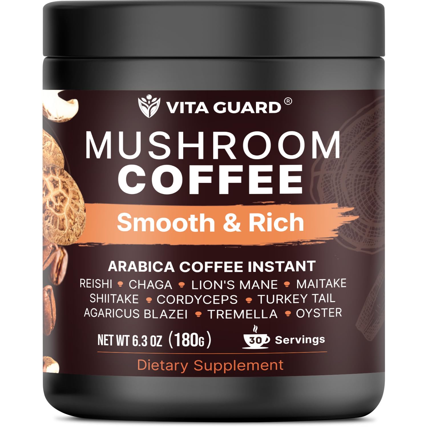 Vita Guard front packaging showing product name and 30 servings benefit