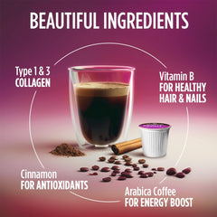 Brewed cup of VitaCup coffee showing rich crema and satisfying medium-dark roast