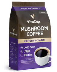 VitaCup front packaging showing 20oz bag and branding with clear benefit