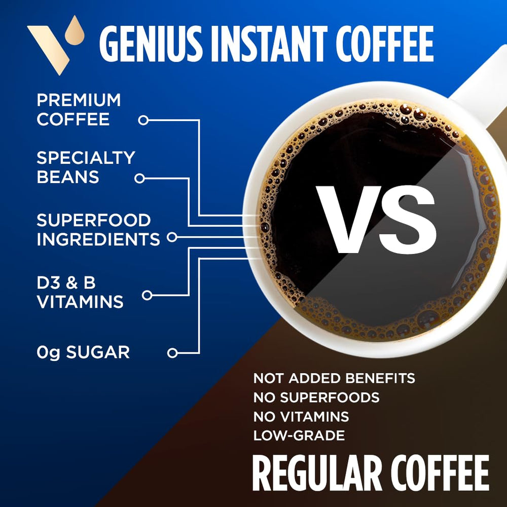 VitaCup packet beside hand to show single-serve size and portability