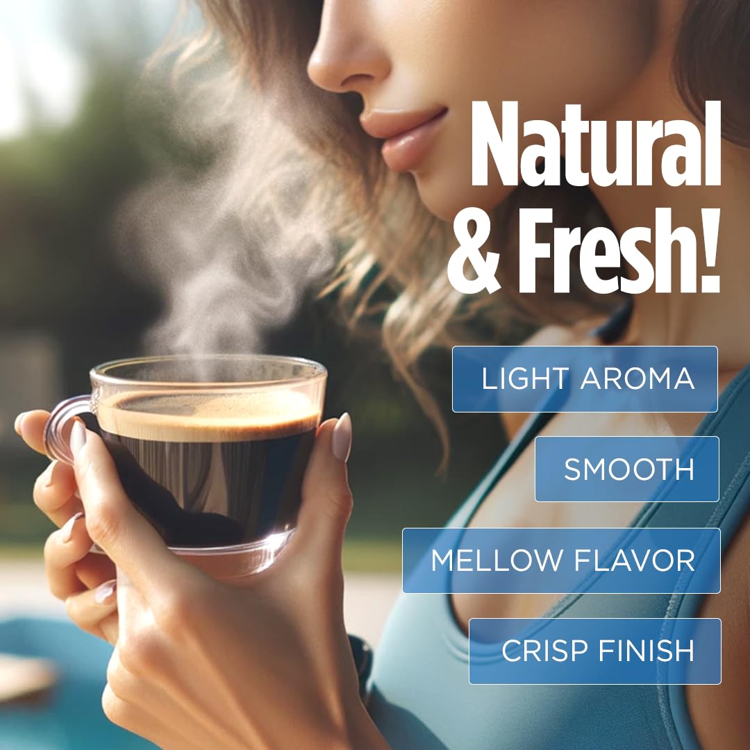 VitaCup prepared hot cup with steam showing quick dissolve and warm comfort