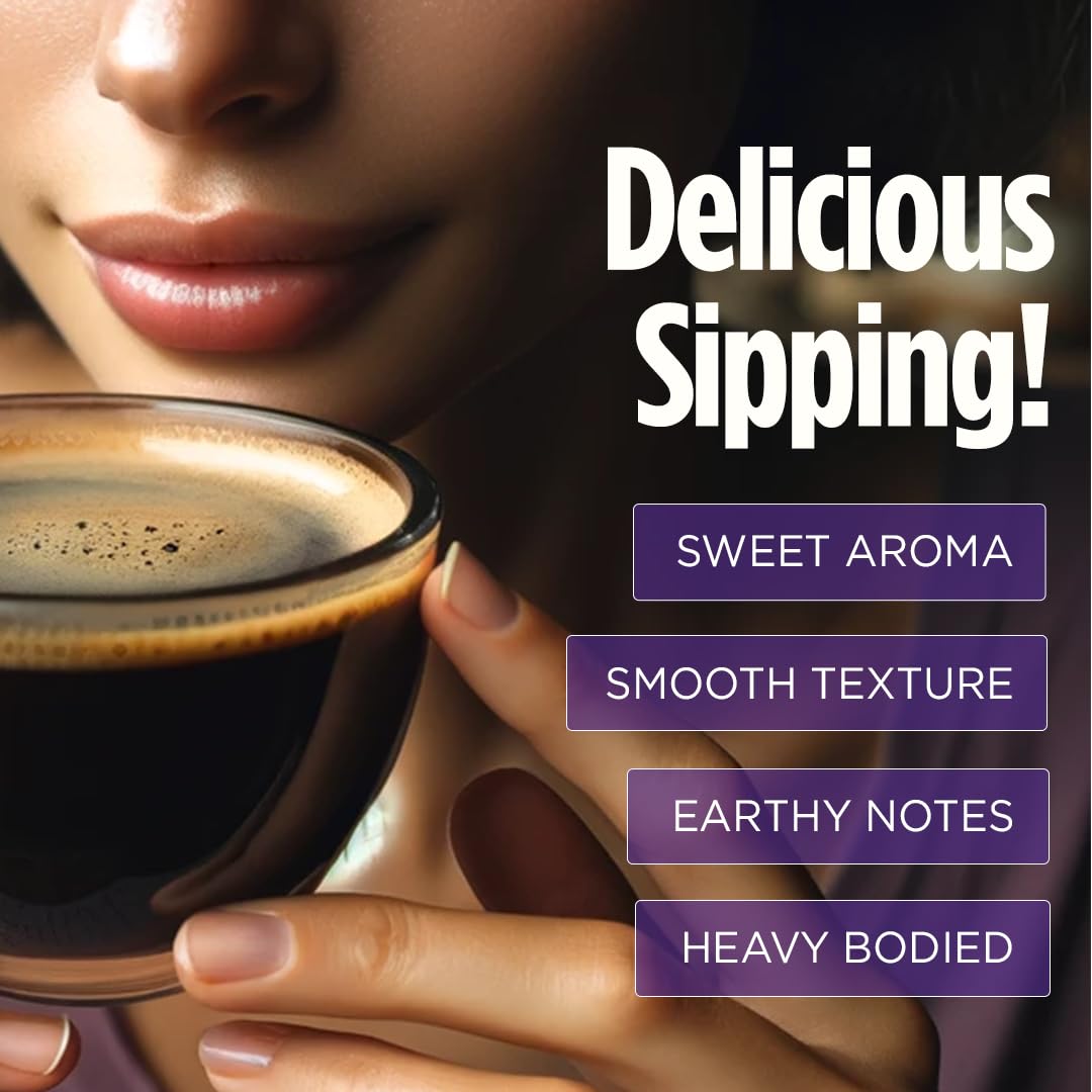 VitaCup steaming cup served in kitchen showing energized morning ritual